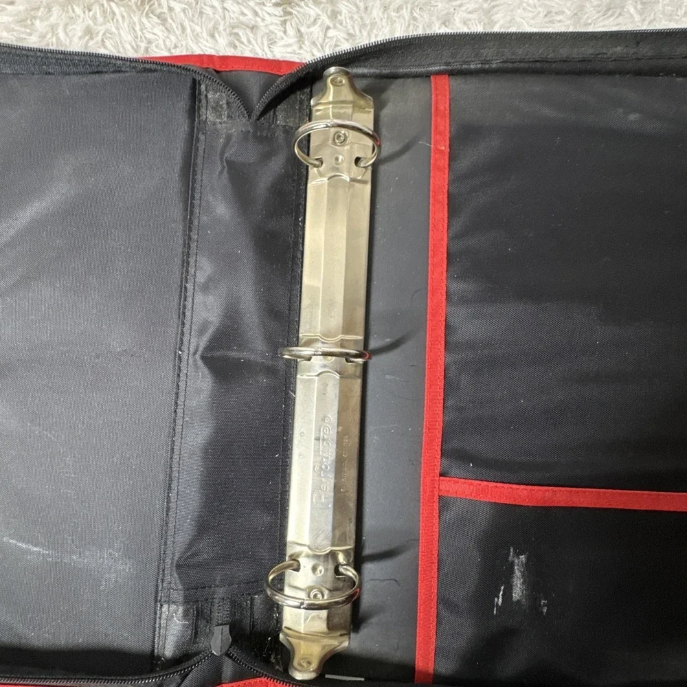 Vintage Mead NFL KC‎ Chiefs Zip Student Binder Planner 14